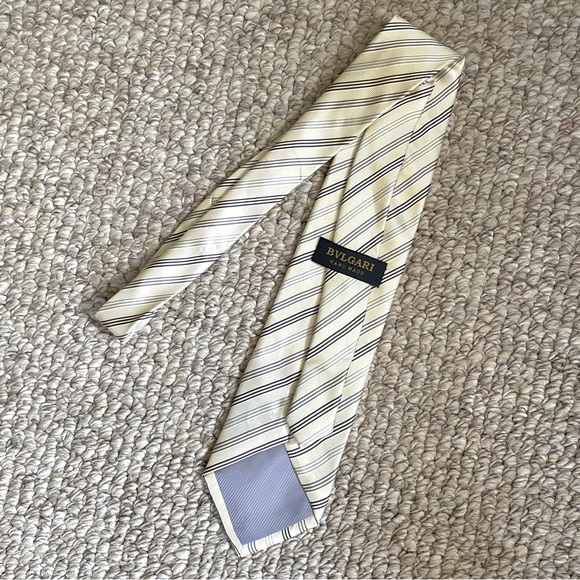 Authentic Bvlgari Handmade Tie Designer - Picture 1 of 3